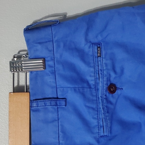 POLO Ralph Lauren Classic Fit Blue Shorts Mens Size 34 Faded Yet Vibrant Color - Picture 10 of 10